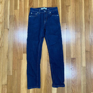 Levis 502 Jeans Womens 14 Regular Taper Blue Denim Tapered Leg 27x29